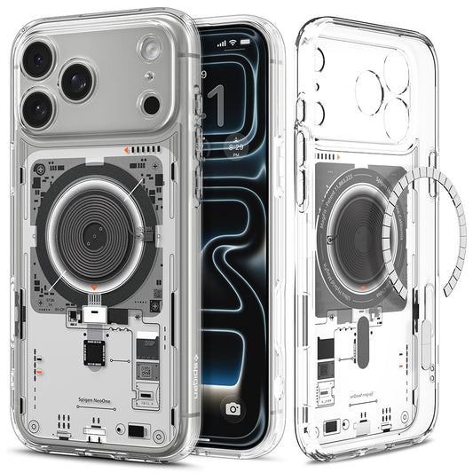 MagSafe-hoesje voor Apple iPhone 18 Pro / 17 Pro, Spigen, Ultra Hybrid Neo One, Transparant ACS12166