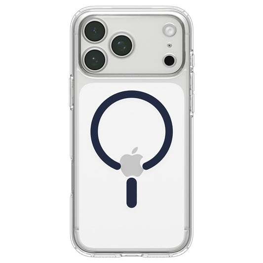 MagSafe-hoes voor Apple iPhone 18 Pro / 17 Pro, Spigen, Ultra Hybrid, Transparant Marineblauw ACS12158