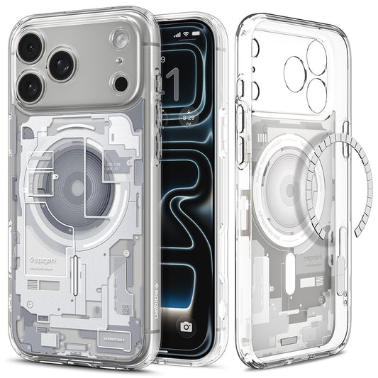 MagSafe Case for Apple iPhone 18 Pro / 17 Pro, Spigen, Ultra Hybrid Zero One, White ACS12163
