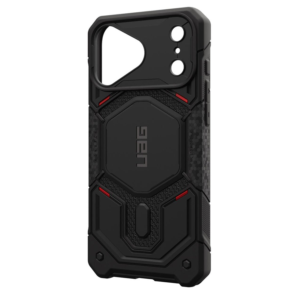 MagSafe-Hülle für Apple iPhone 18 Pro / 17 Pro, Urban Armor Gear, Monarch Pro Kevlar, Schwarz