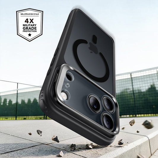 MagSafe-hoesje voor Apple iPhone 18 Pro Max / 17 Pro Max, ESR, Classic Hybrid Kickstand, Zwart Satijn