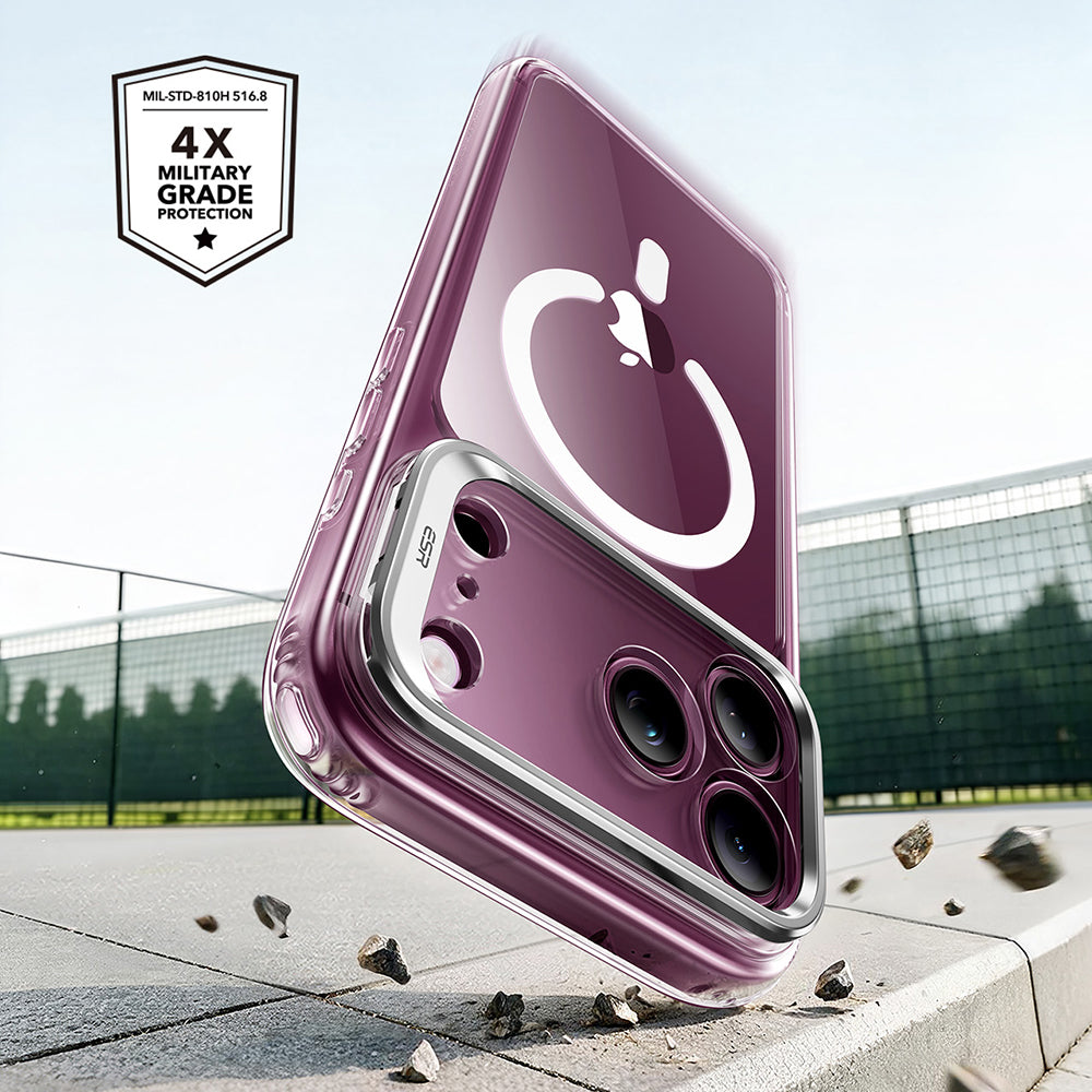 Coque MagSafe pour Apple iPhone 18 Pro Max / 17 Pro Max, ESR, Classic Hybrid Kickstand, Transparente
