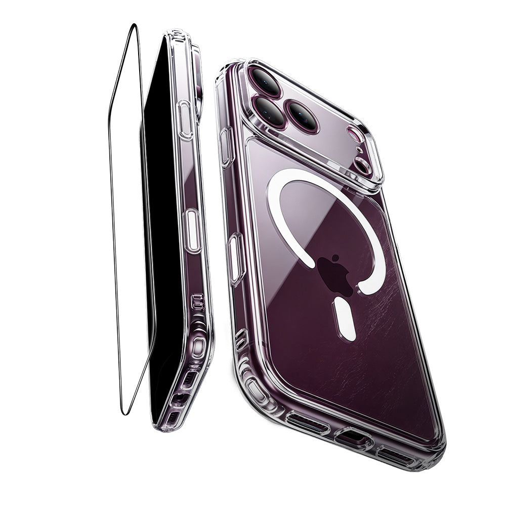 Coque MagSafe pour Apple iPhone 18 Pro Max / 17 Pro Max, ESR, Classic Hybrid avec protecteur d'écran, Transparente