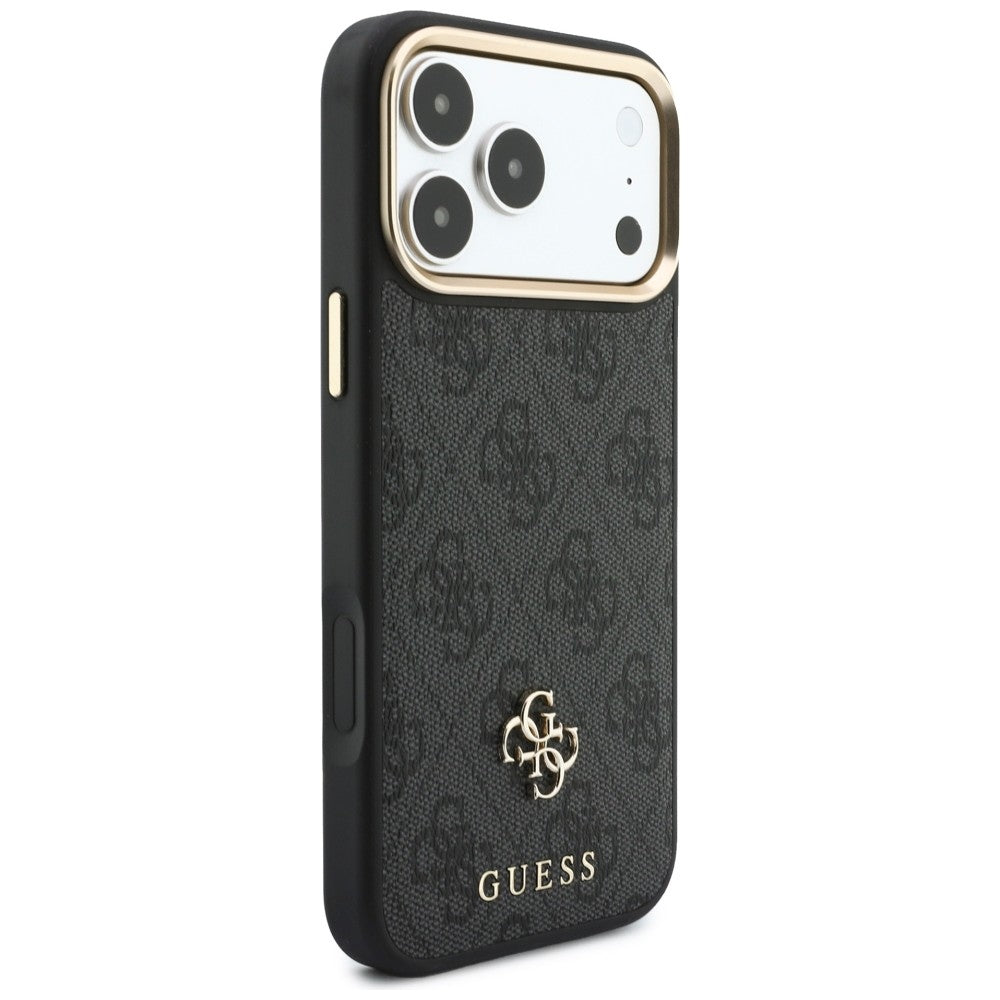MagSafe-hoesje voor Apple iPhone 18 Pro Max / 17 Pro Max, Guess, 4G Cardslot, zwart