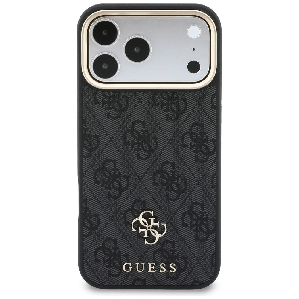 MagSafe-hoesje voor Apple iPhone 18 Pro Max / 17 Pro Max, Guess, 4G Cardslot, zwart