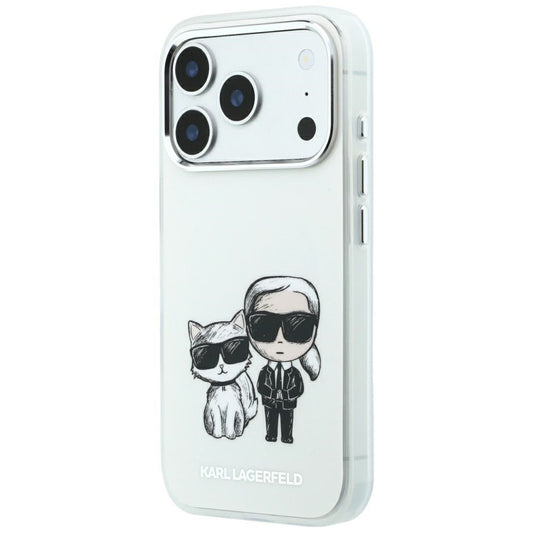 MagSafe-hoesje voor Apple iPhone 18 Pro Max / 17 Pro Max, Karl Lagerfeld, KC Bodies Sketch, Beige