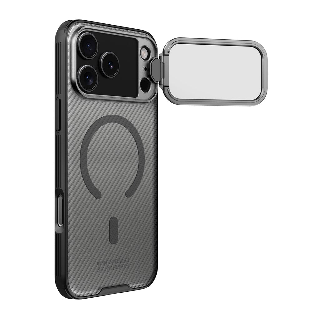 MagSafe-hoes voor Apple iPhone 18 Pro Max / 17 Pro Max, Nillkin, CamShield Prop, Zwart Transparant