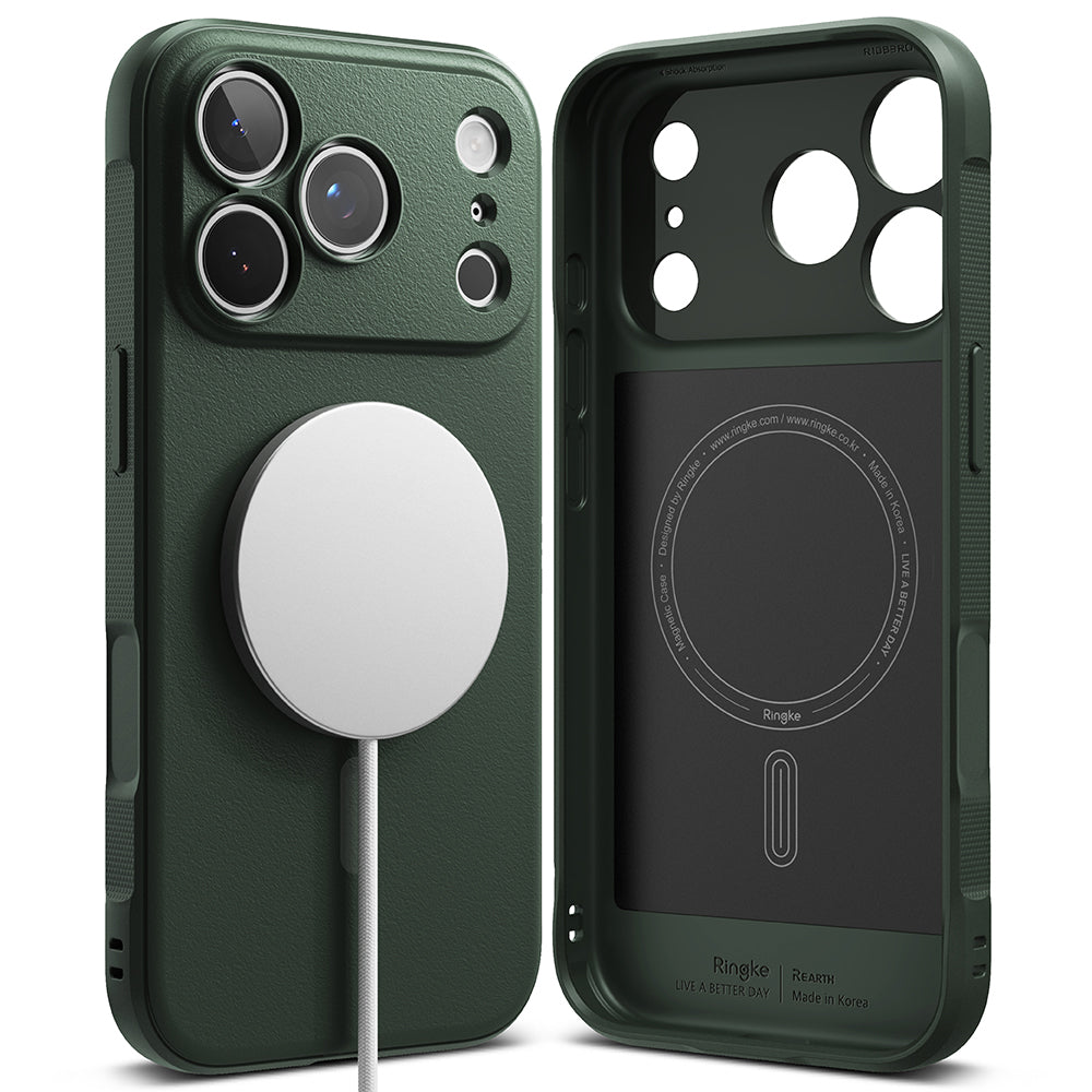 MagSafe-Hülle für Apple iPhone 18 Pro Max / 17 Pro Max, Ringke, Onyx, Dunkelgrün