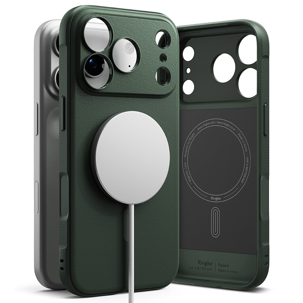 MagSafe-Hülle für Apple iPhone 18 Pro Max / 17 Pro Max, Ringke, Onyx, Dunkelgrün