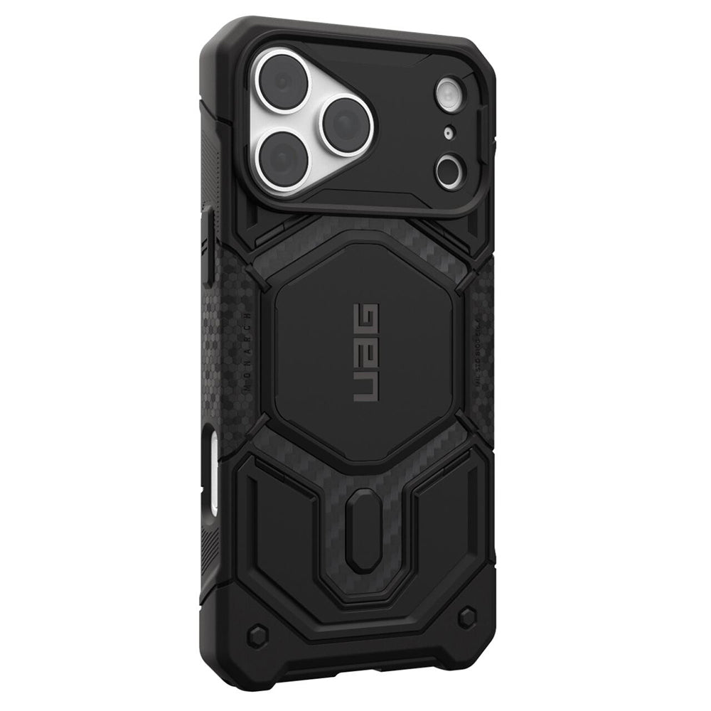 Coque MagSafe pour Apple iPhone 18 Pro Max / 17 Pro Max, Urban Armor Gear, Monarch Pro Carbon, Noire