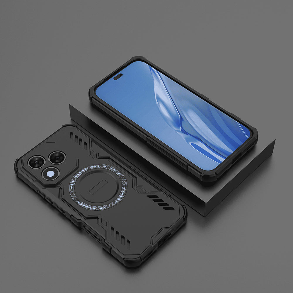 Coque MagSafe pour Honor 400 Lite, Techsuit, ArmorMag, Noire