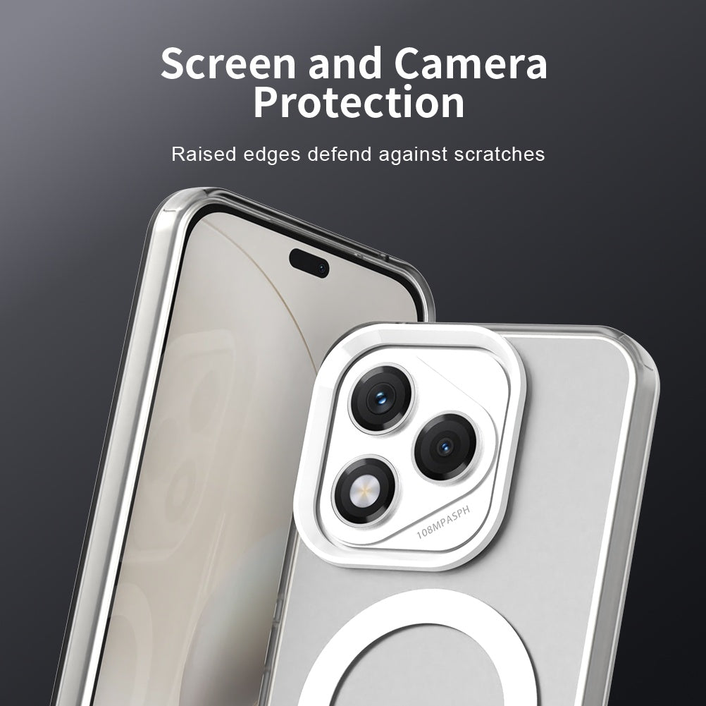 Coque MagSafe pour Honor 400 Lite, Techsuit, CandyCase, Blanche