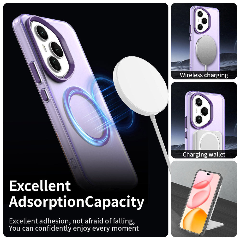 Coque MagSafe pour Honor 400 Pro, Techsuit, CandyCase, Violet