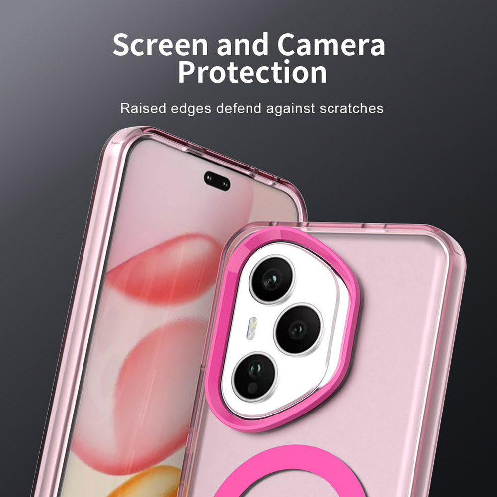 Coque MagSafe pour Honor 400 Pro, Techsuit, CandyCase, Rose