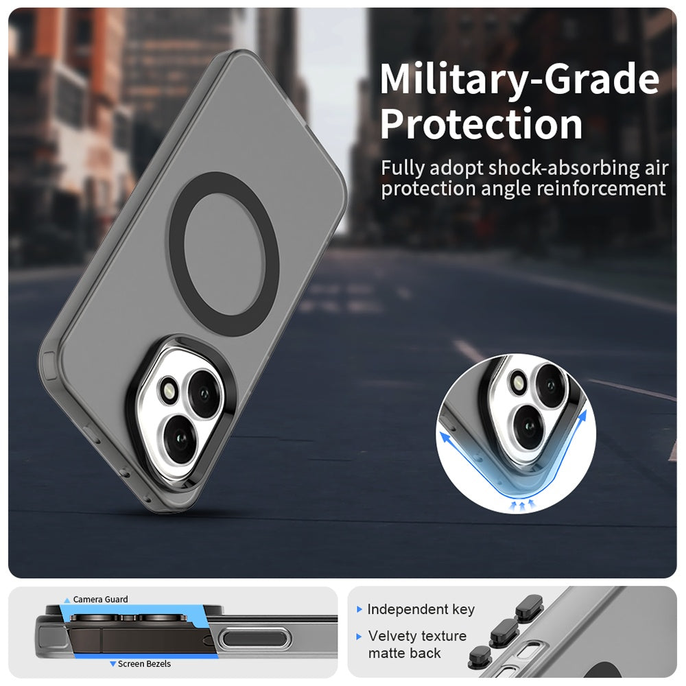 Coque MagSafe pour Honor 400, Techsuit, CandyCase, Noire