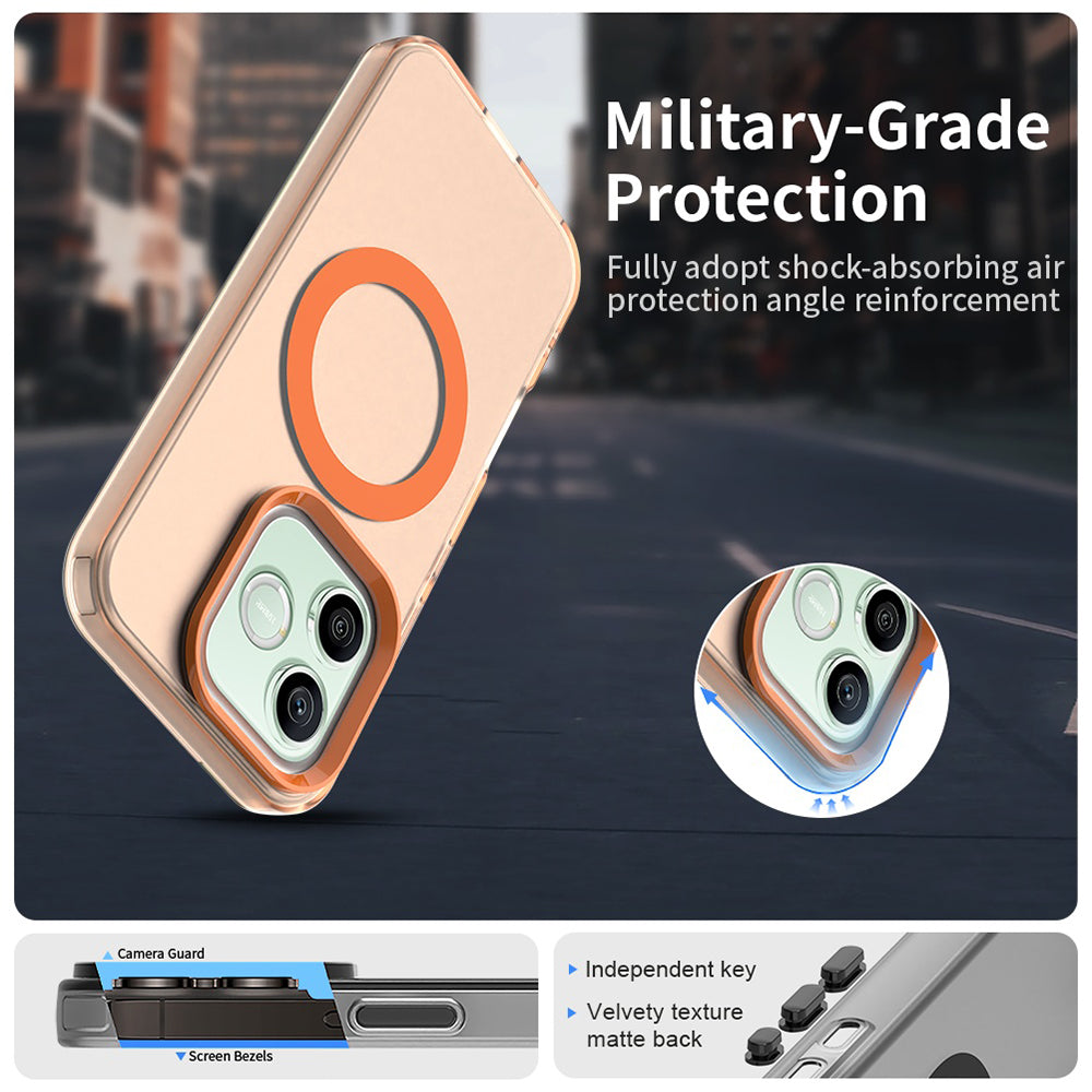 MagSafe-hoes voor Honor 600 Lite, Techsuit, CandyCase, Oranje