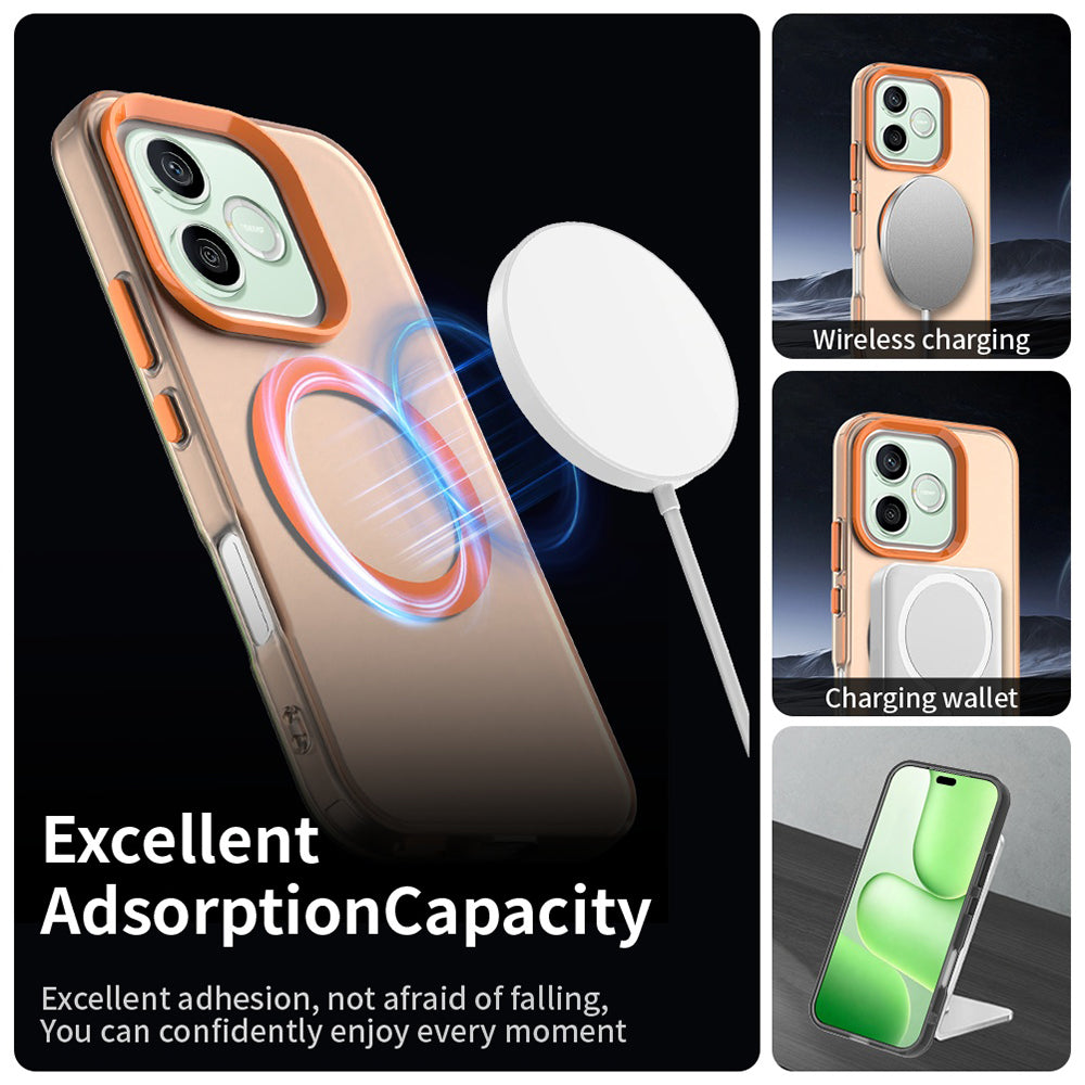 MagSafe-hoes voor Honor 600 Lite, Techsuit, CandyCase, Oranje
