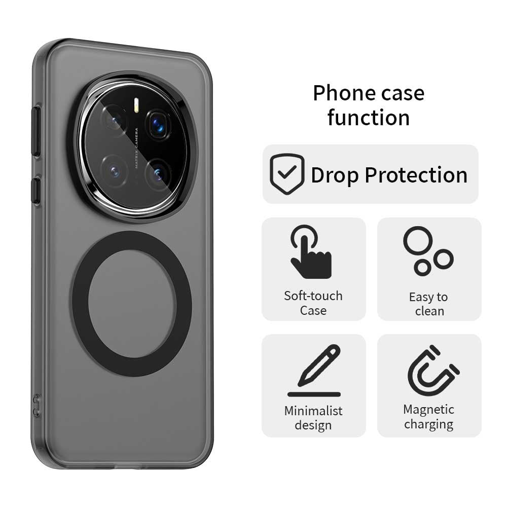 Coque MagSafe pour Honor Magic7 Pro, Techsuit, CandyCase, Noire