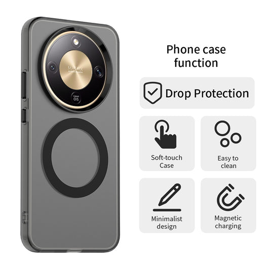 Étui MagSafe pour Honor Magic8 Lite, Techsuit, CandyCase, Noir