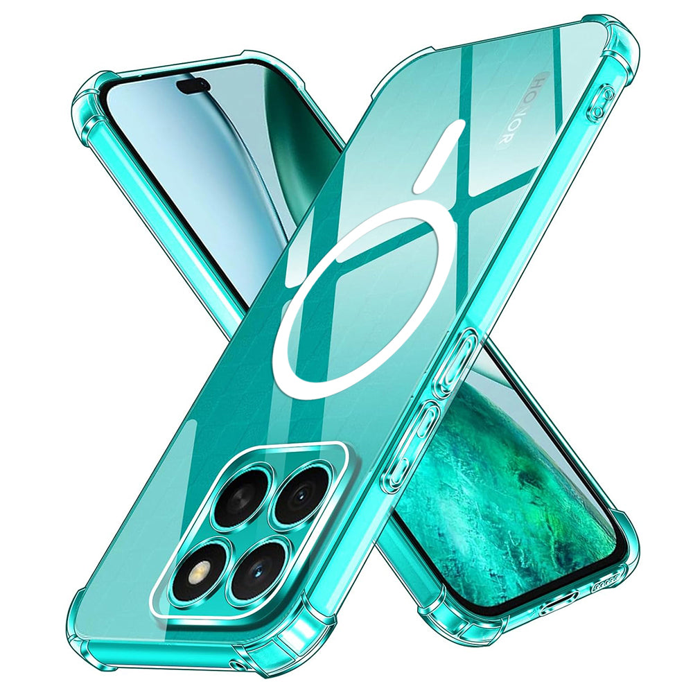 Coque MagSafe pour Honor X8c, Techsuit, Antichoc, Transparente