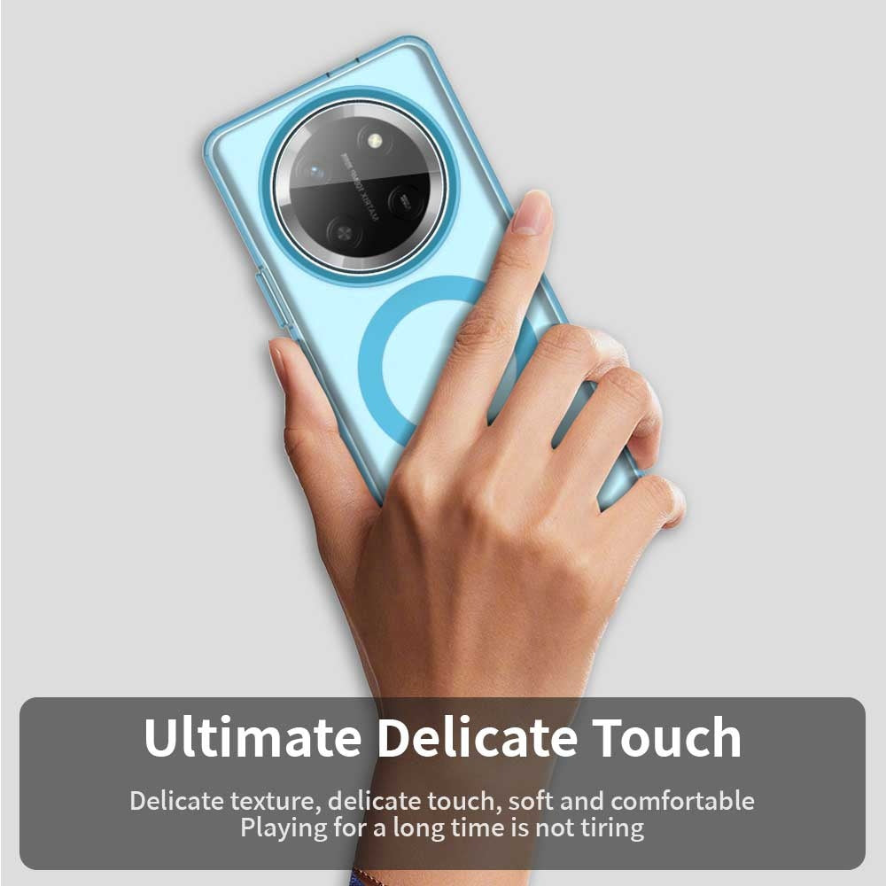 Coque MagSafe pour Honor X9c / Magic7 Lite, Techsuit, CandyCase, Bleue