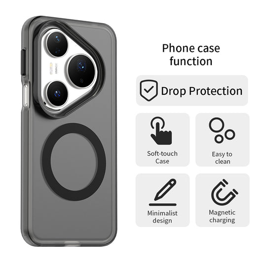 MagSafe-hoes voor Huawei Pura 80 Pro, Techsuit, CandyCase, Zwart