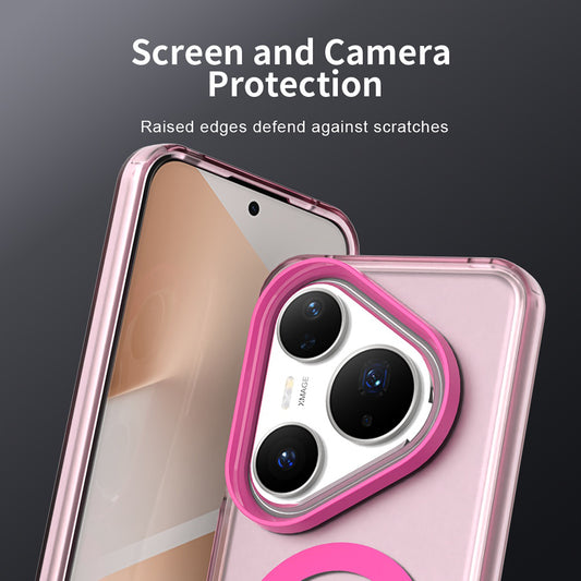 MagSafe-hoesje voor Huawei Pura 80 Pro, Techsuit, CandyCase, Roze