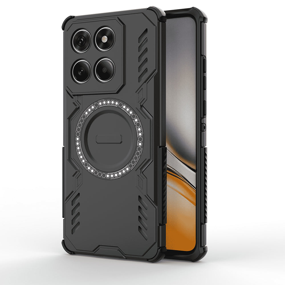 Coque MagSafe pour Motorola Edge 60 Fusion / Edge 60, Techsuit, ArmorMag, Noire
