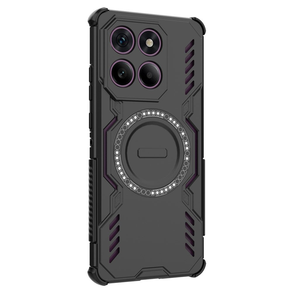 Coque MagSafe pour Motorola Edge 60 Pro, Techsuit, ArmorMag, Noire