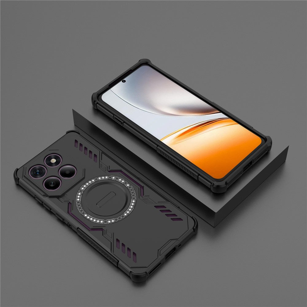 Coque MagSafe pour Motorola Edge 60 Pro, Techsuit, ArmorMag, Noire