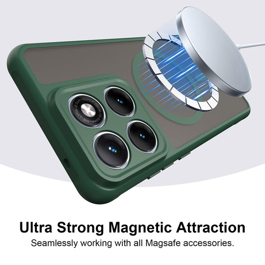 MagSafe-hoes voor Motorola Edge 70 Fusion, Techsuit, HaloFrost II, Groen