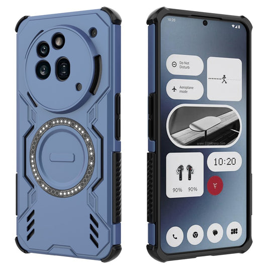 MagSafe-hoes voor Nothing Phone (3a) Pro, Techsuit, ArmorMag, Blauw