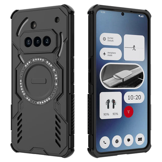 MagSafe-hoes voor Nothing Phone (3a), Techsuit, ArmorMag, Zwart