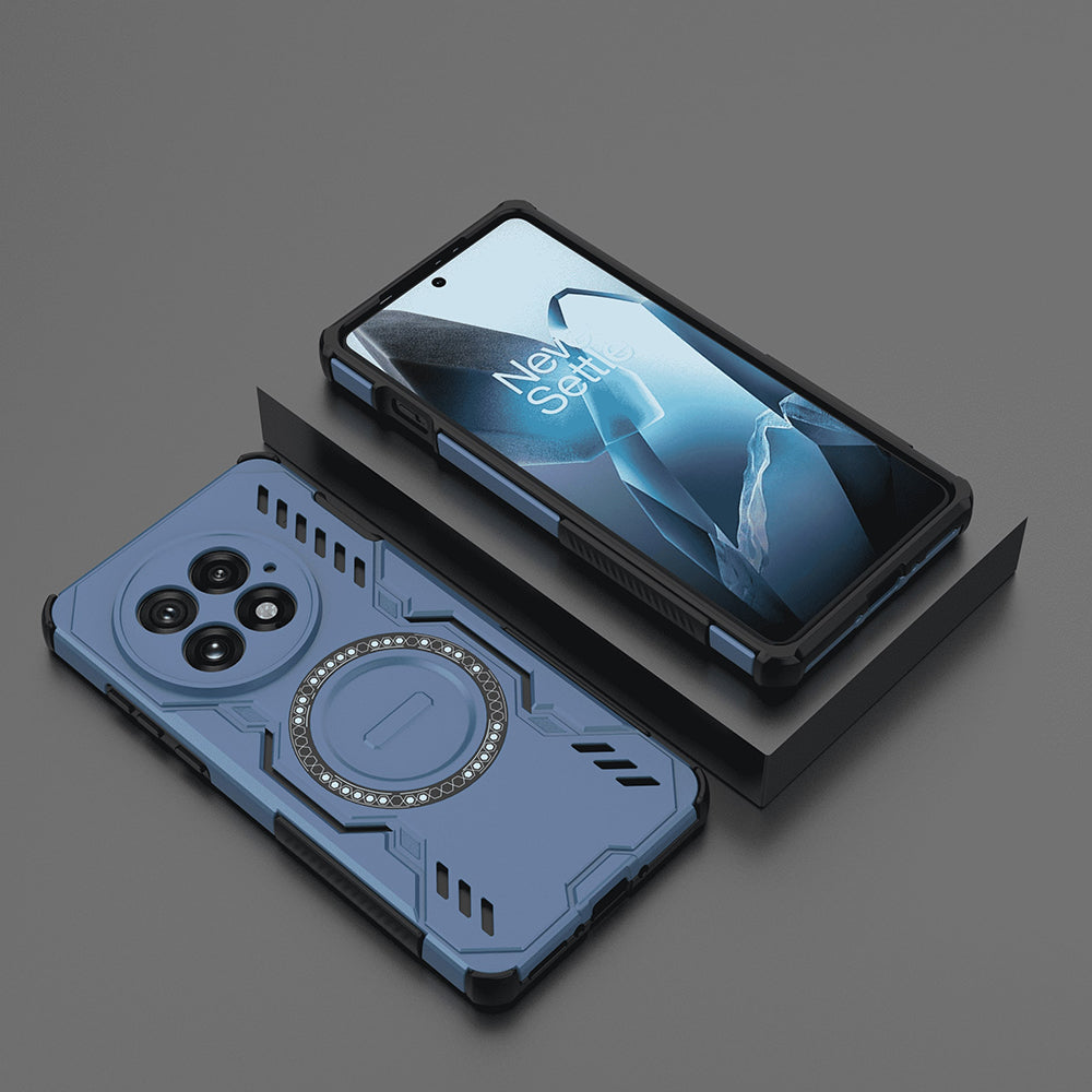 Coque MagSafe pour OnePlus 13, Techsuit, ArmorMag, Bleue