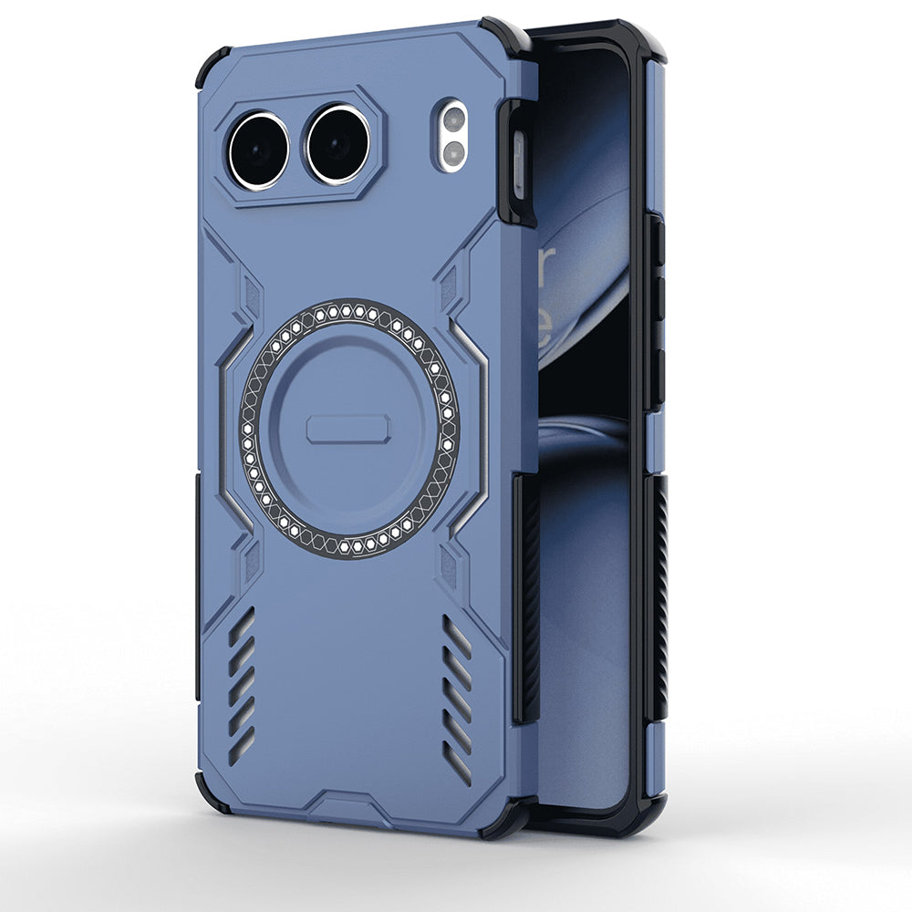 Coque MagSafe pour OnePlus Nord 4, Techsuit, ArmorMag, Bleue