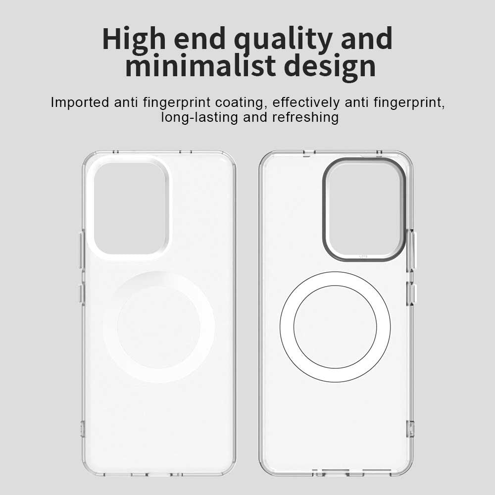 Coque MagSafe pour Oppo Reno13 FS 5G / Reno13 F 4G / Reno13 F, Techsuit, CandyCase, Blanche