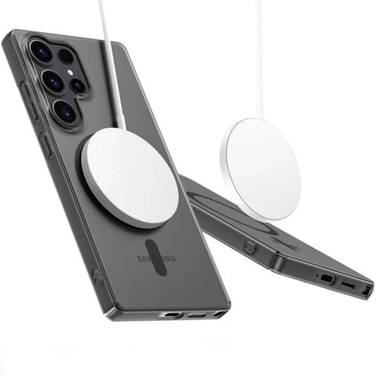 MagSafe hoesje voor Samsung Galaxy S25 Edge S937, Tech-Protect, MagSlim, Zwart