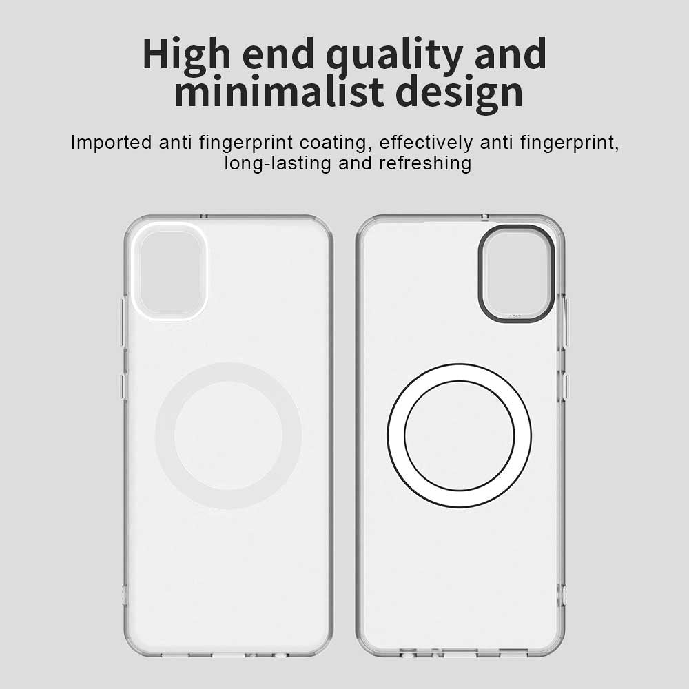 Coque MagSafe pour Samsung Galaxy A05 A055, Techsuit, CandyCase, Blanche