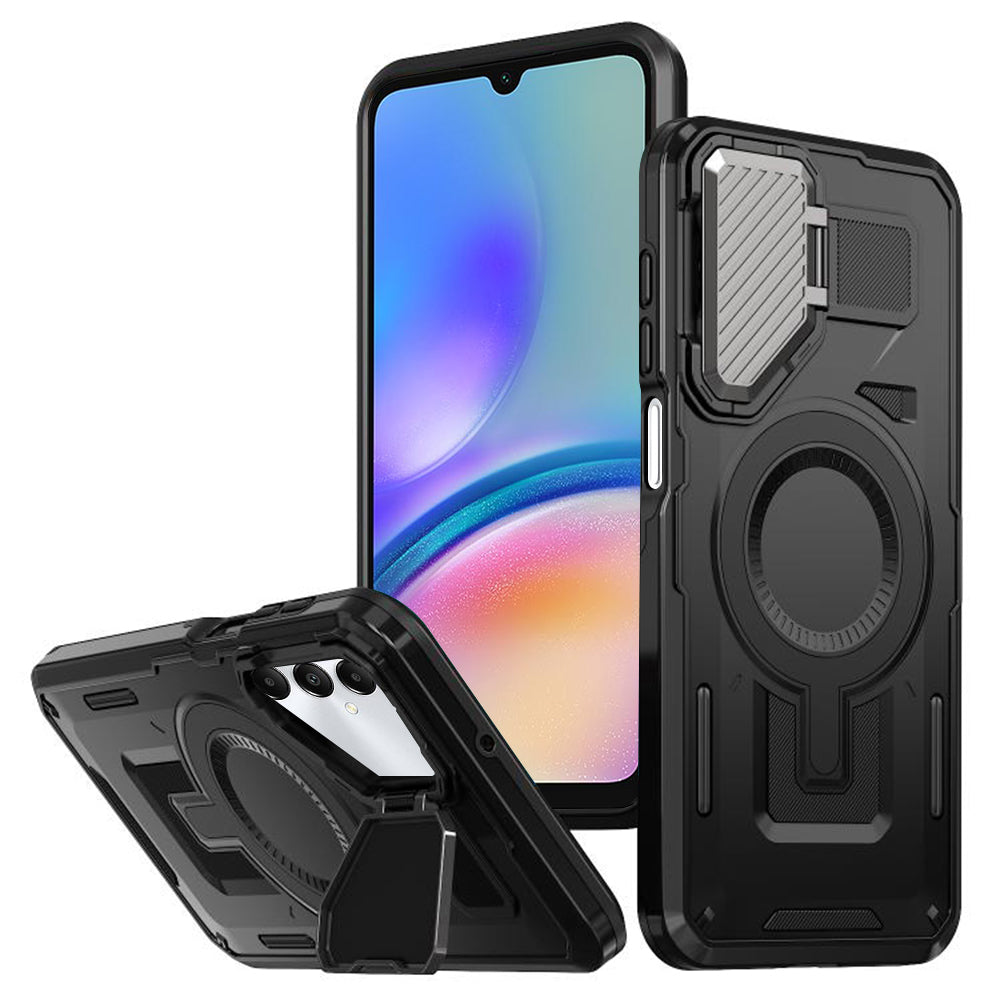 Coque MagSafe pour Samsung Galaxy A05s A057, Techsuit, CamVault, Noire