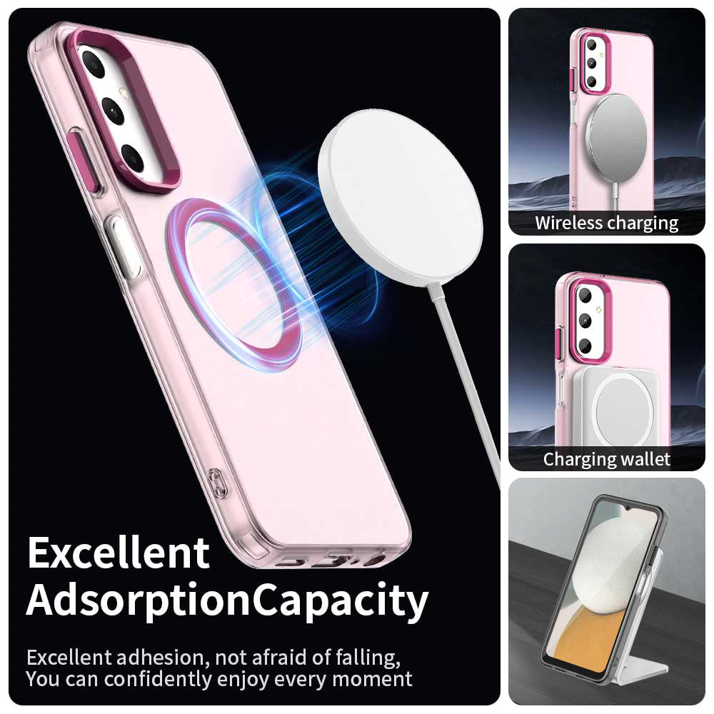 Coque MagSafe pour Samsung Galaxy A05s A057, Techsuit, CandyCase, Rose