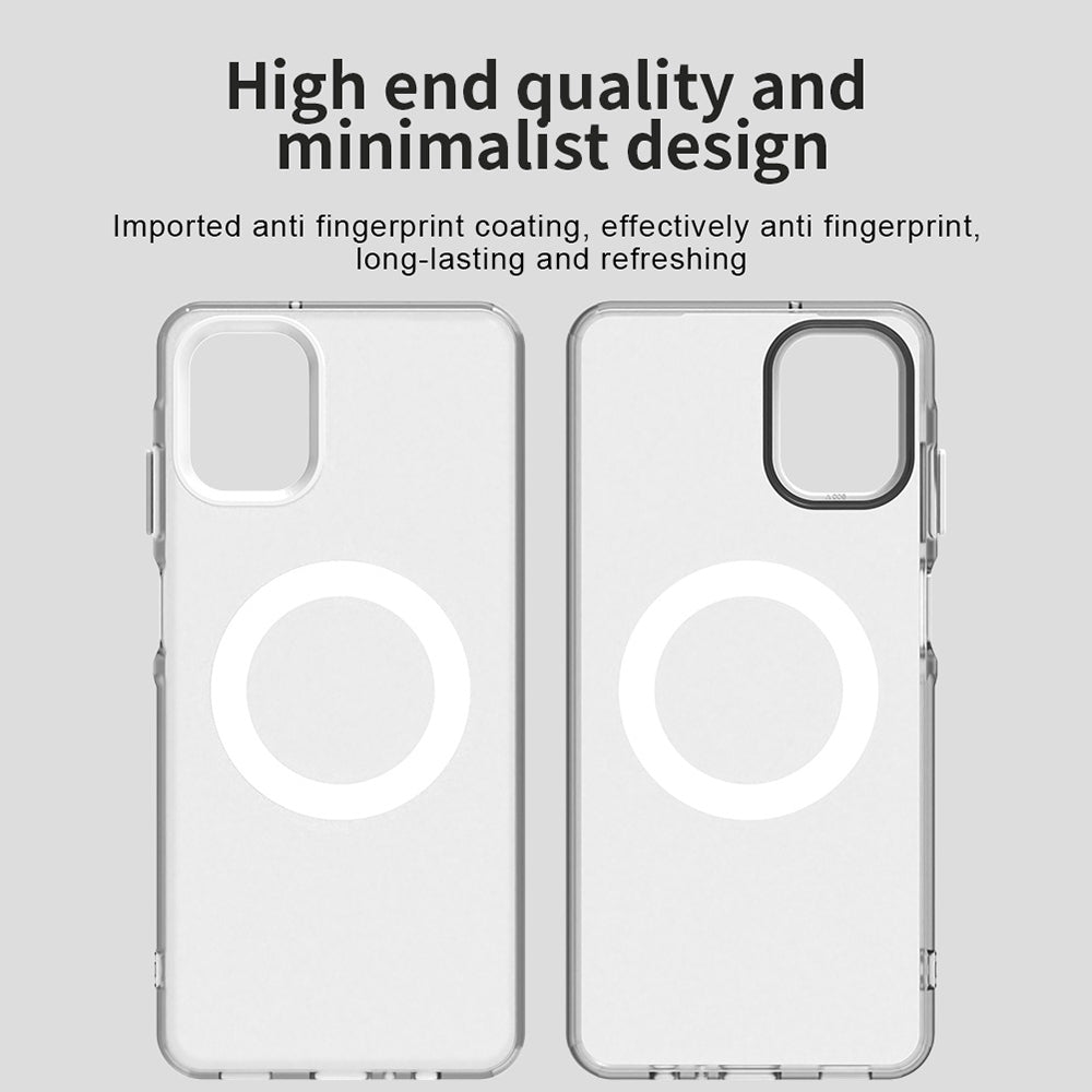 Coque MagSafe pour Samsung Galaxy A06 A065, Techsuit, CandyCase, Blanche
