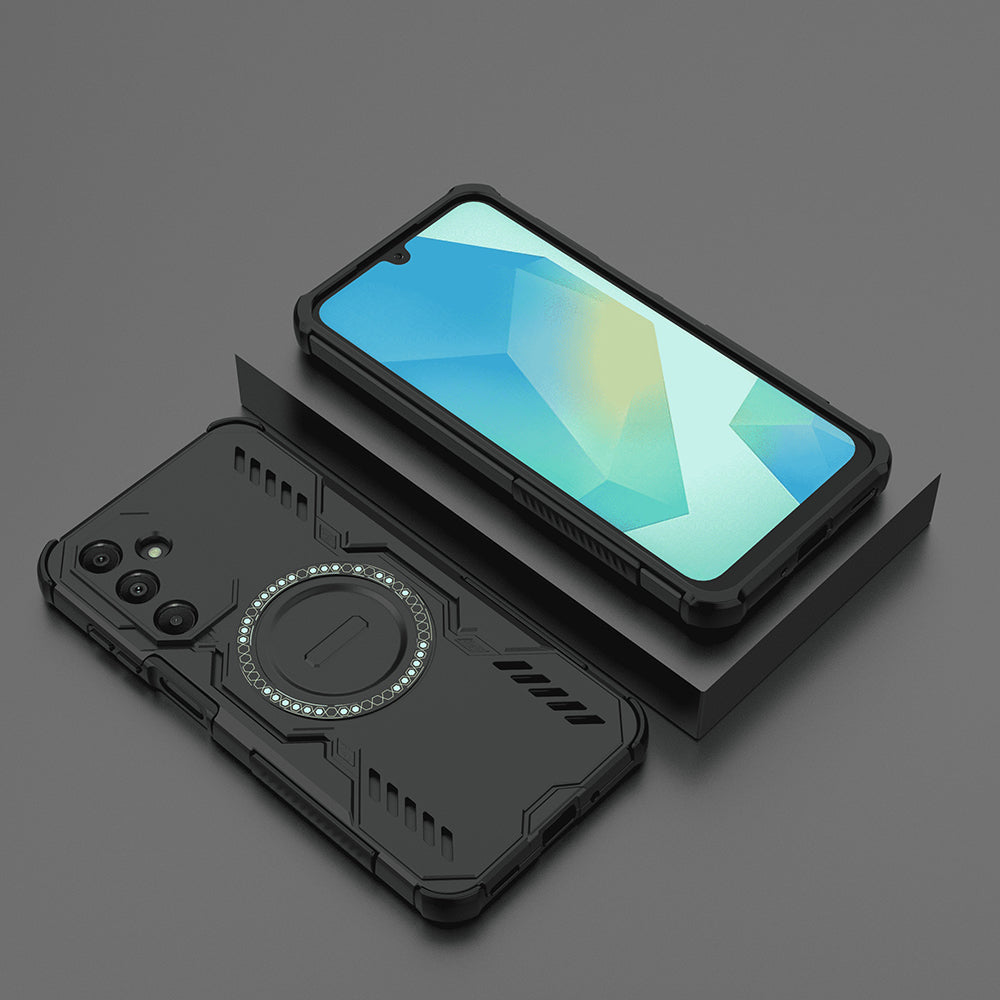 Coque MagSafe pour Samsung Galaxy A16 5G A166 / A16 4G A165, Techsuit, ArmorMag, Noire
