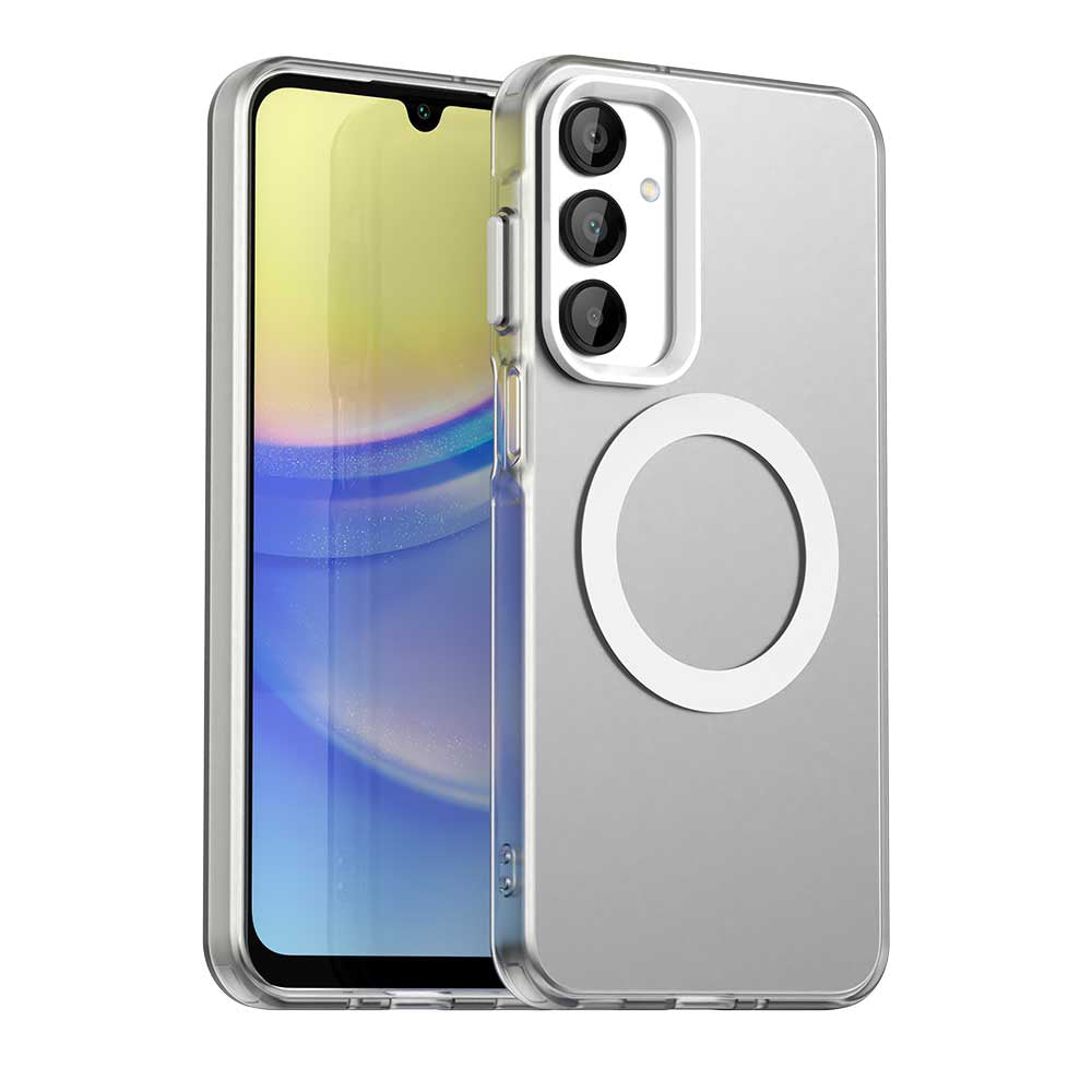 Coque MagSafe pour Samsung Galaxy A16 5G A166 / A16 4G A165, Techsuit, CandyCase, Blanche