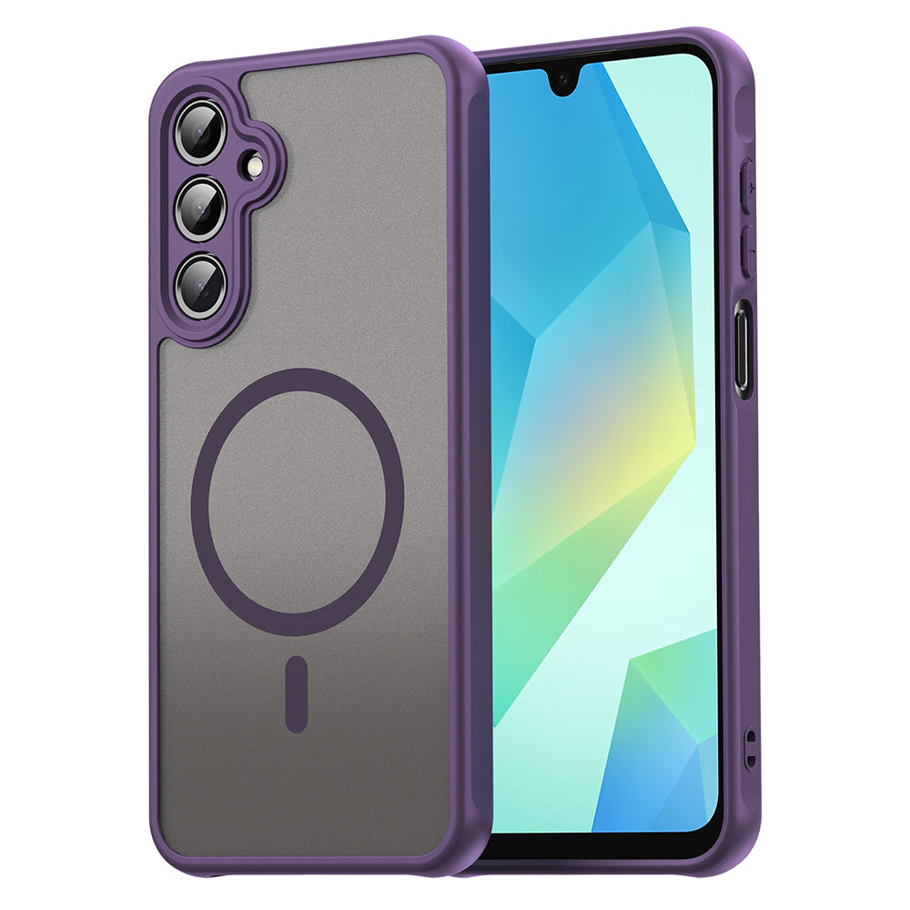 Coque MagSafe pour Samsung Galaxy A16 5G A166 / A16 4G A165, Techsuit, HaloFrost II, Violet