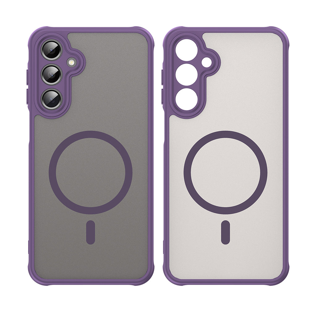 Coque MagSafe pour Samsung Galaxy A16 5G A166 / A16 4G A165, Techsuit, HaloFrost II, Violet