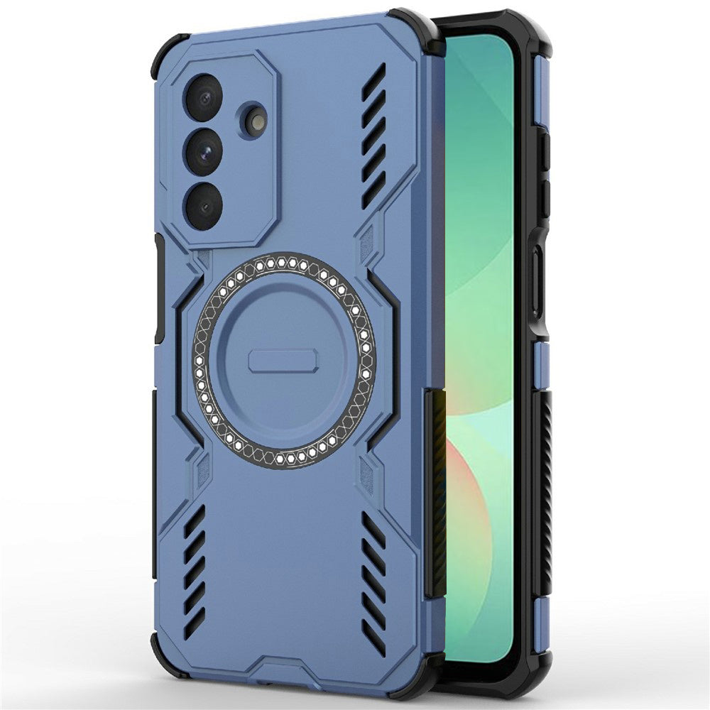 Coque MagSafe pour Samsung Galaxy A26 A266, Techsuit, ArmorMag, Bleue