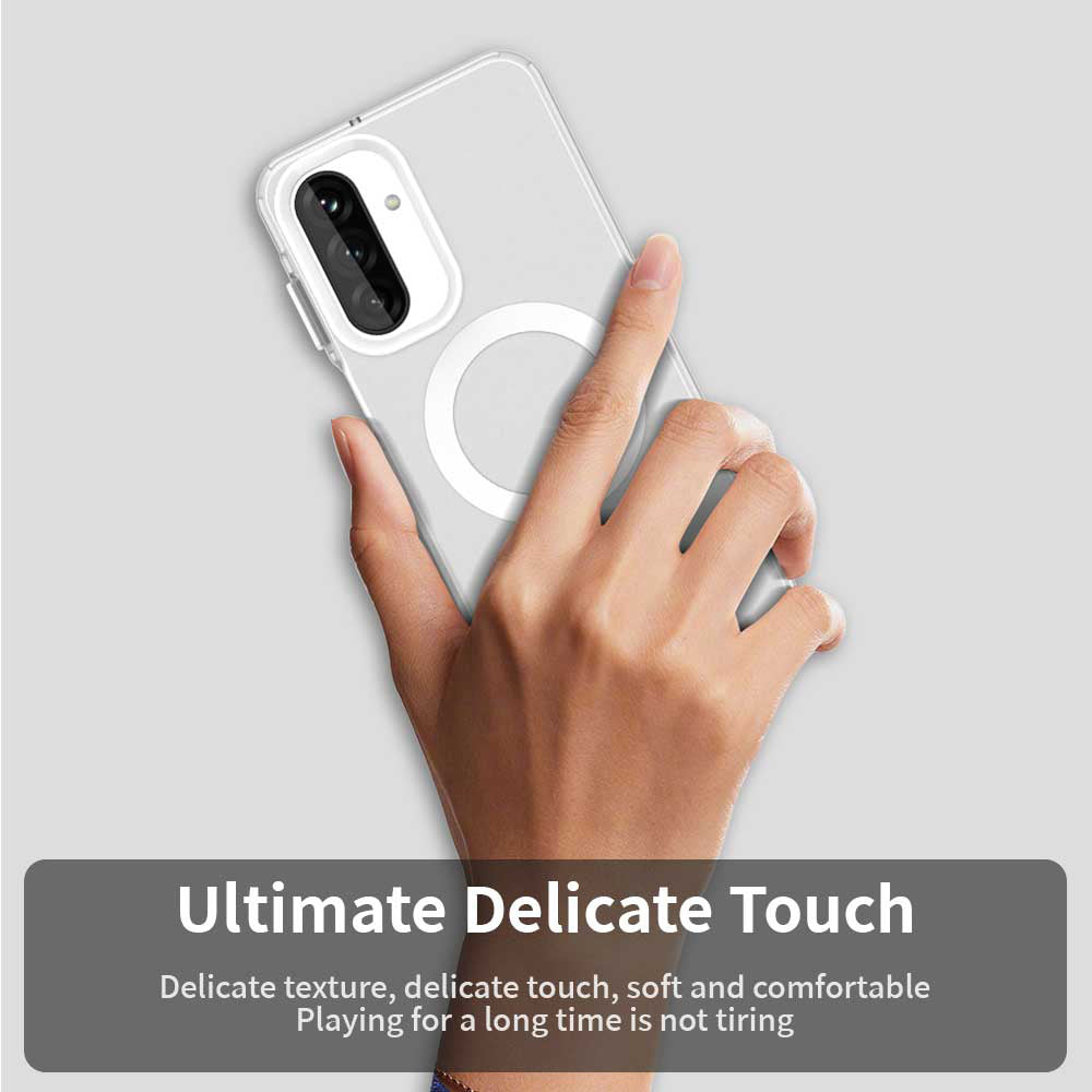 Coque MagSafe pour Samsung Galaxy A26 A266, Techsuit, CandyCase, Blanche