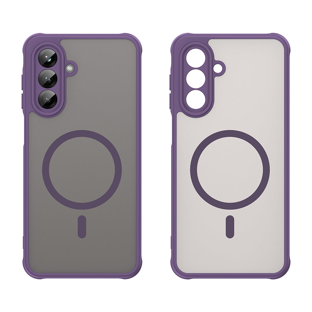 Coque MagSafe pour Samsung Galaxy A26 A266, Techsuit, HaloFrost II, Violet