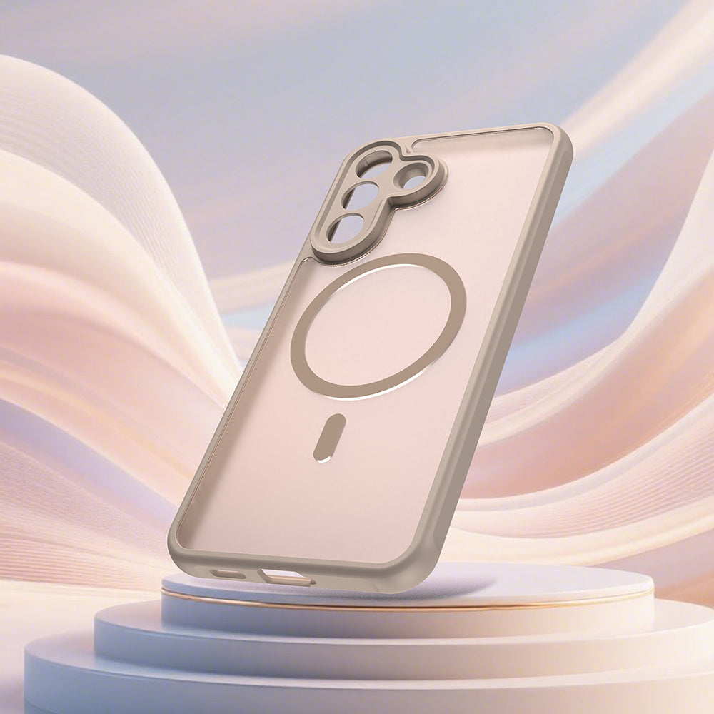 MagSafe-hoesje voor Samsung Galaxy A27 5G, Techsuit, HaloFrost II, Goud