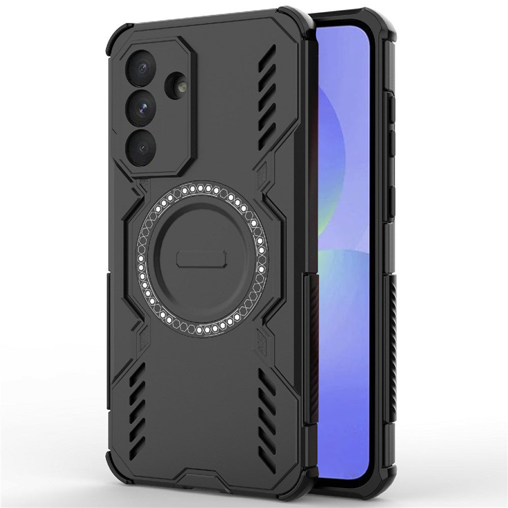 Coque MagSafe pour Samsung Galaxy A36 A366, Techsuit, ArmorMag, Noire